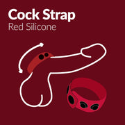 Prowler RED Silicone Cock Strap