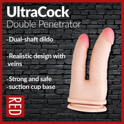 Prowler RED Ultra Cock Double Penetrator Dildo (6