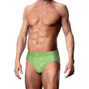 Prowler Neon Lace Open Back Brief XX Large