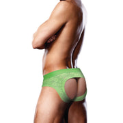 Prowler Neon Lace Open Back Brief XX Large