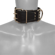 Prowler RED Leather Collar SM