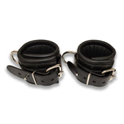 Prowler RED Leather Lockable Wrist Restraints SM