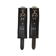 Prowler RED Leather Lockable Wrist Restraints LXL