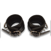 Prowler RED Leather Lockable Ankle Restraints SM