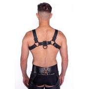 Prowler RED Bull Harness with Metal Fittings XXL