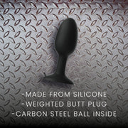 Prowler RED Medium Weighted Butt Plug