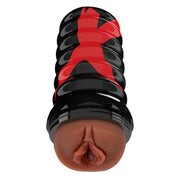 PDX Elite Air Tight Pussy Stroker - Brown/Black