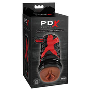 PDX Elite Air Tight Pussy Stroker - Brown/Black