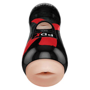 PDX Elite Vibrating Oral Stroker - Light/Black