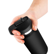 PDX Plus Fap Flask Thrill Seeker Discreet Stroker - Black Bottle - Frosted