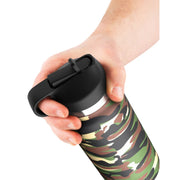 PDX Plus Fap Flask - Happy Camper Discreet Stroker - Camo - Frosted