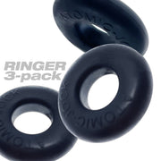 Oxballs Ringer Cockring 3-Pack - Plus + Silicone Special Edition Night