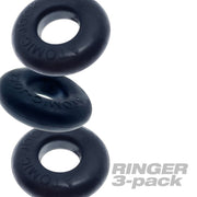 Oxballs Ringer Cockring 3-Pack - Plus + Silicone Special Edition Night