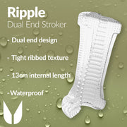 Me You Us Ripple Dual End Stroker Male Masturbator