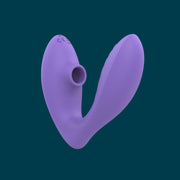ROMP Reverb Rabbit Clitoral Vibrator Double Trouble Purple
