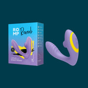 ROMP Reverb Rabbit Clitoral Vibrator Double Trouble Purple