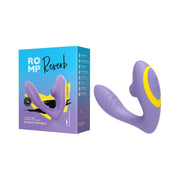 ROMP Reverb Rabbit Clitoral Vibrator Double Trouble Purple