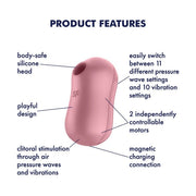 Satisfyer Cotton Candy Air Pulse Vibrator Light