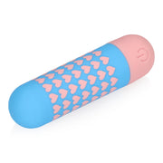 S-Line Heart To Get Bullet Vibrator Blue Pink