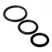 Trinity For Men Penis Rings Set Of 3 Silicone