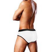 Prowler Swim Brief White Oversized Paw XSmall