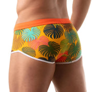 Floral Swim Trunk Yellow - Size : S