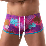 Floral Brazilian Swimsuit Pink - Size : L