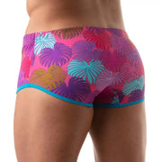 Floral Brazilian Swimsuit Pink - Size : L