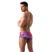 Floral Brazilian Swimsuit Pink - Size : L