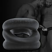 Oxballs Z Balls Zig Zag Cock Ring & Ball Stretcher Special Edition Night