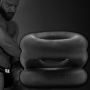 Oxballs Z Balls Zig Zag Cock Ring & Ball Stretcher Special Edition Night